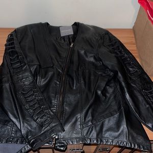 Leather jacket